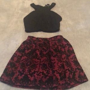 2-piece homecoming dress
